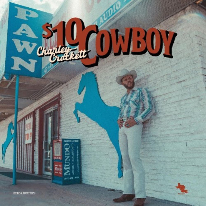 Charley Crockett $10 Cowboy Vinyl LP Indies Opaque Sky Blue Colour 2024
