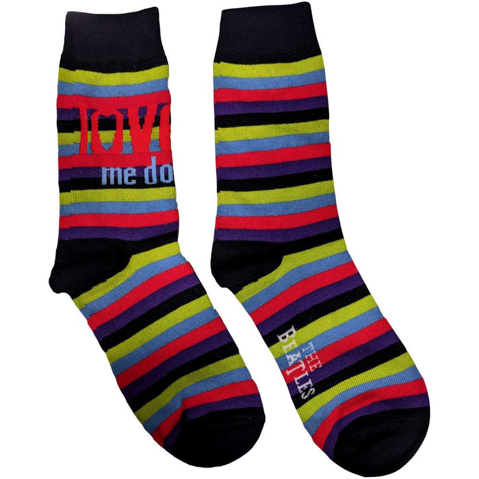 The Beatles Unisex Ankle Socks: Love Me Do (Uk Size 7 - 11)