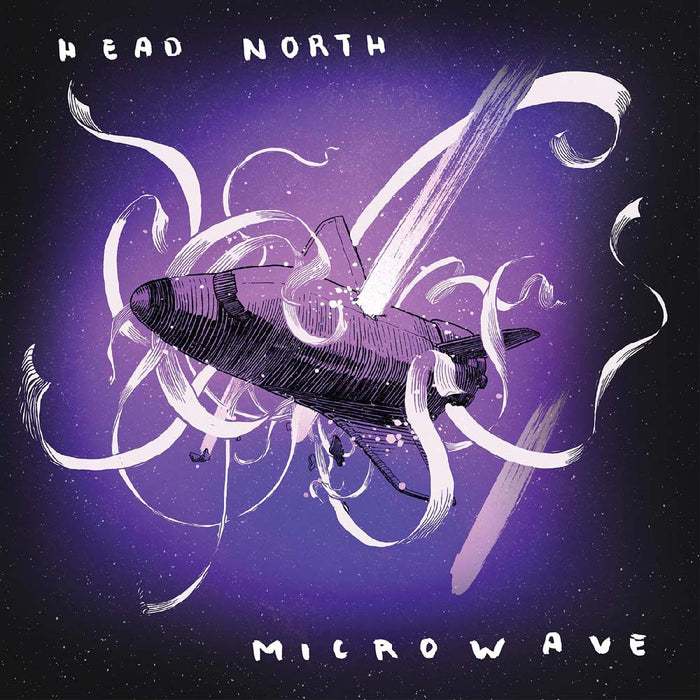 Head North / Microwave Split Vinyl LP White & Purple Splatter Colour 2024