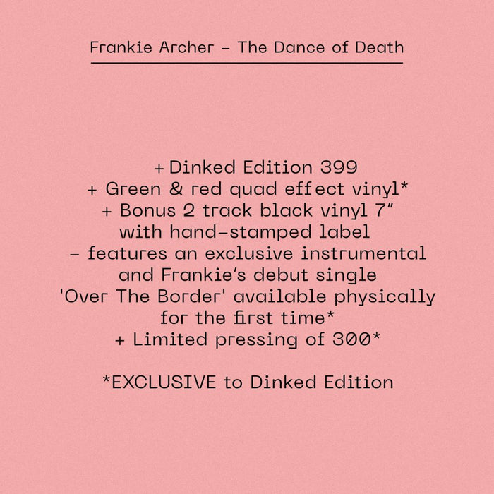 Frankie Archer The Dance of Death Vinyl LP 2026 Ltd Dinked Edition #399