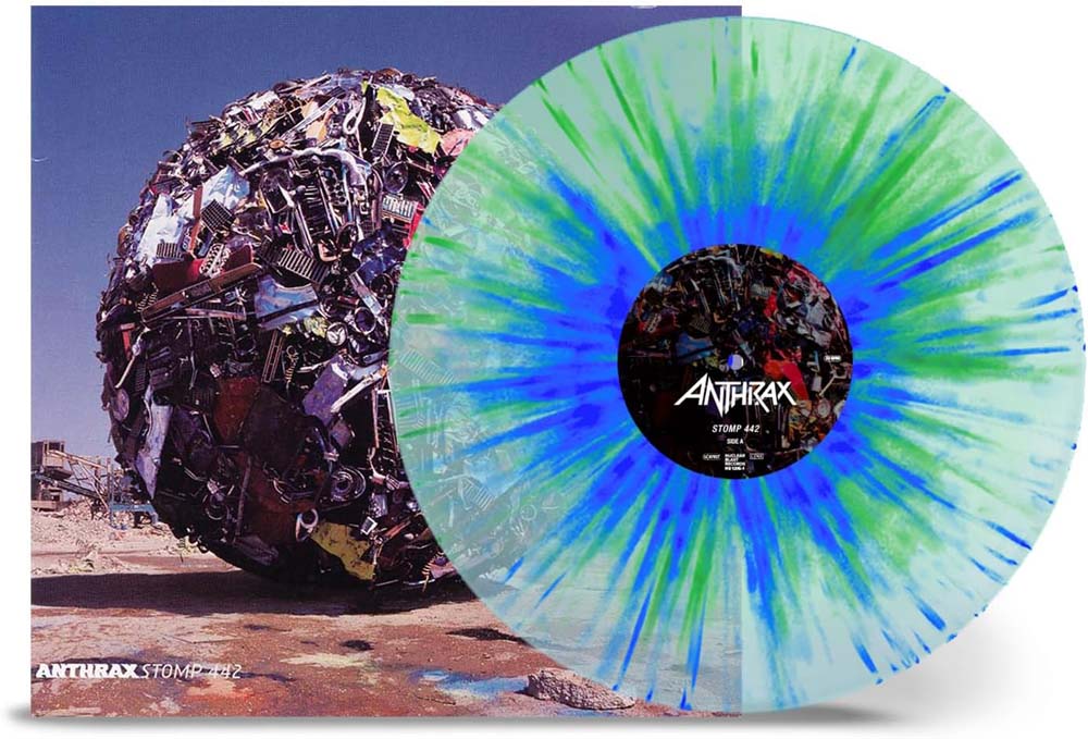 Anthrax Stomp 442 Vinyl LP Clear Blue Green Splatter Colour 2024