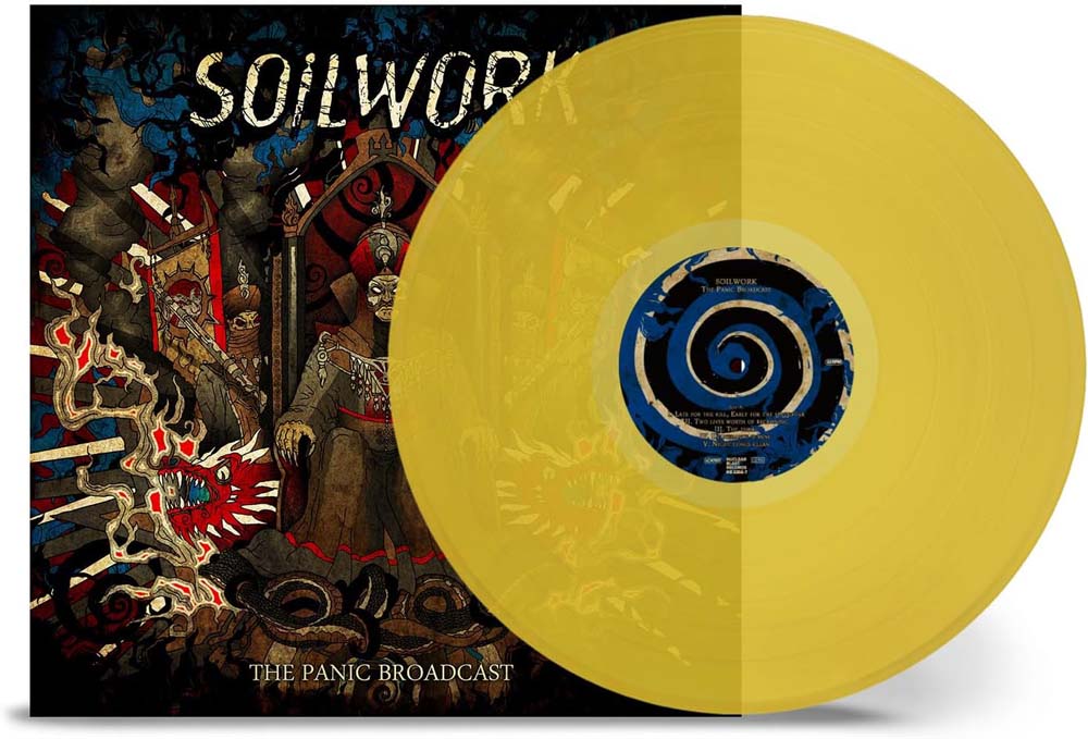 Soilwork The Panic Broadcast Vinyl LP Transparent Yellow Colour 2024