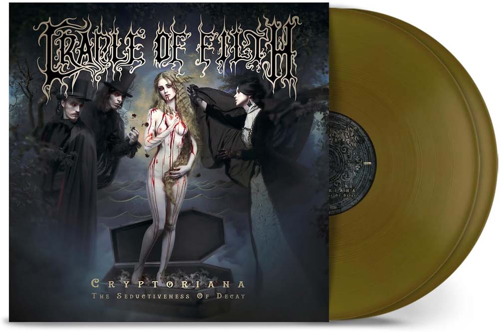 Cradle Of Filth Cryptoriana The Seductiveness Of Decay Vinyl LP Gold Colour 2024