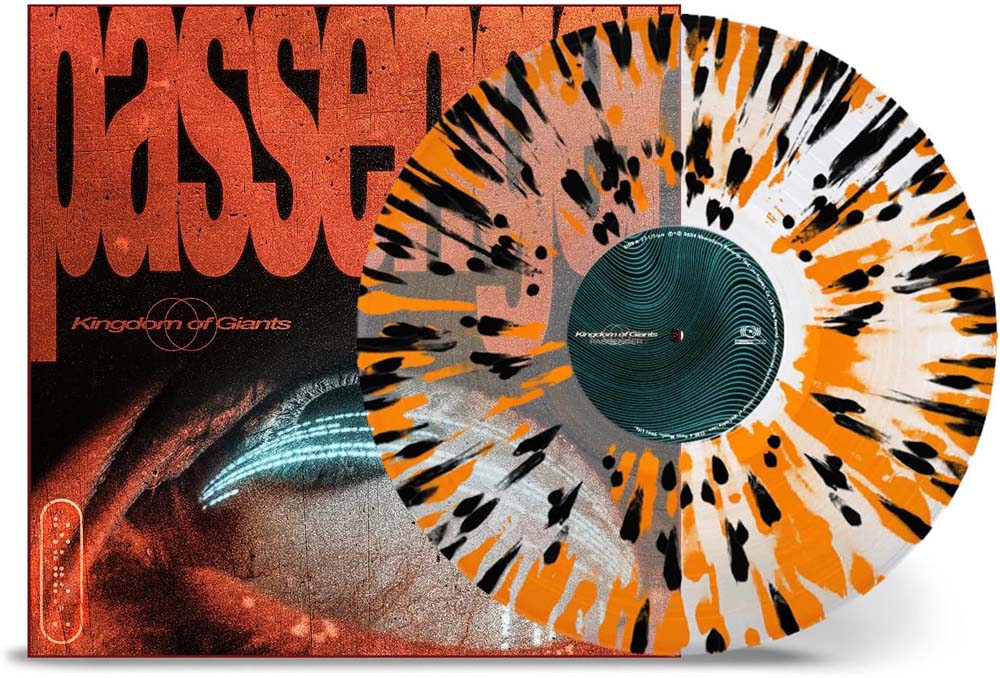 Kingdom Of Giants Passenger Vinyl LP Clear Orange Black Splatter Colour 2024