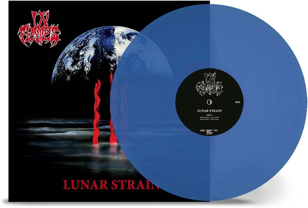 In Flames Lunar Strain Vinyl LP Transparent Blue Colour 2024