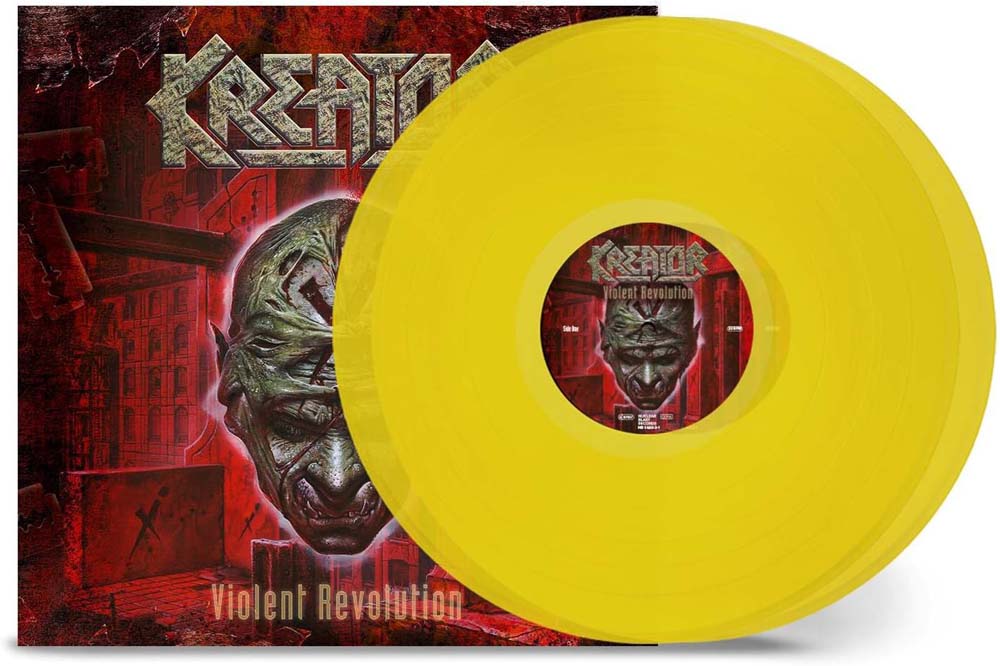 Kreator Violent Revolution Vinyl LP  Transparent Yellow Colour Due Out 27/09/24