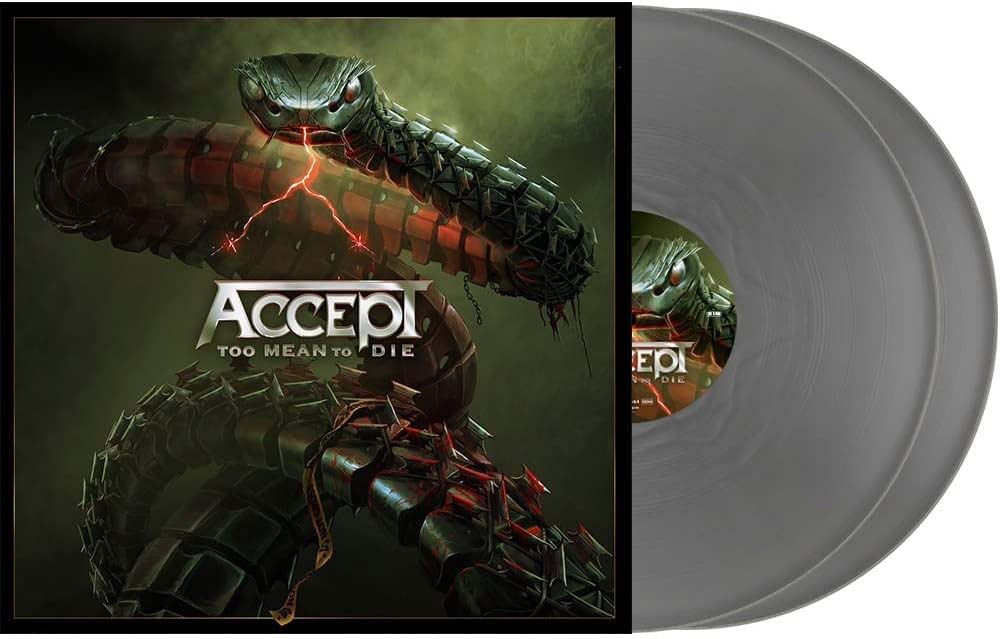 Accept Too Mean To Die Vinyl LP Silver Colour 2024