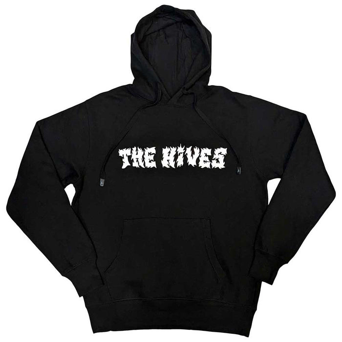 The Hives Flames Logo Black Small Unisex Hoodie