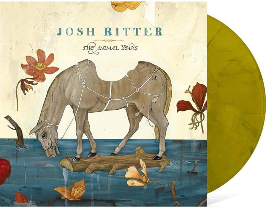 Josh Ritter The Animal Years Vinyl LP Opaque Yellow & Black Swirl Colour 2024