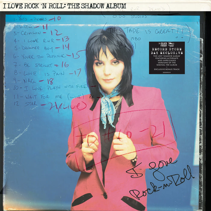 Joan Jett and the Blackhearts I Love Rock & Roll: The Shadow Album Vinyl LP RSD Black Friday 2026 Due Out 28/11/26
