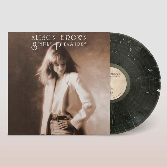 Alison Brown Simple Pleasures Vinyl LP Black w/White Swirl Colour 2024