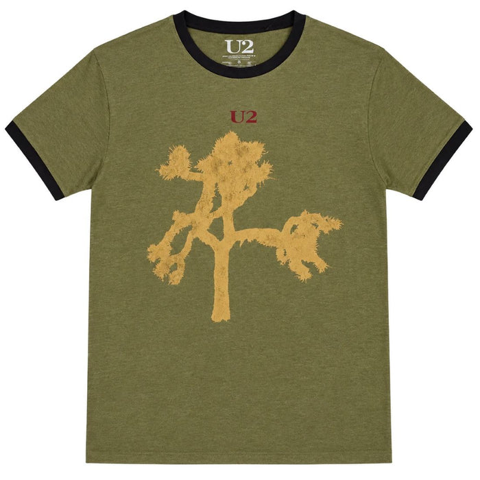 U2 The Joshua Tree Ringer Green XX-Large T-Shirt