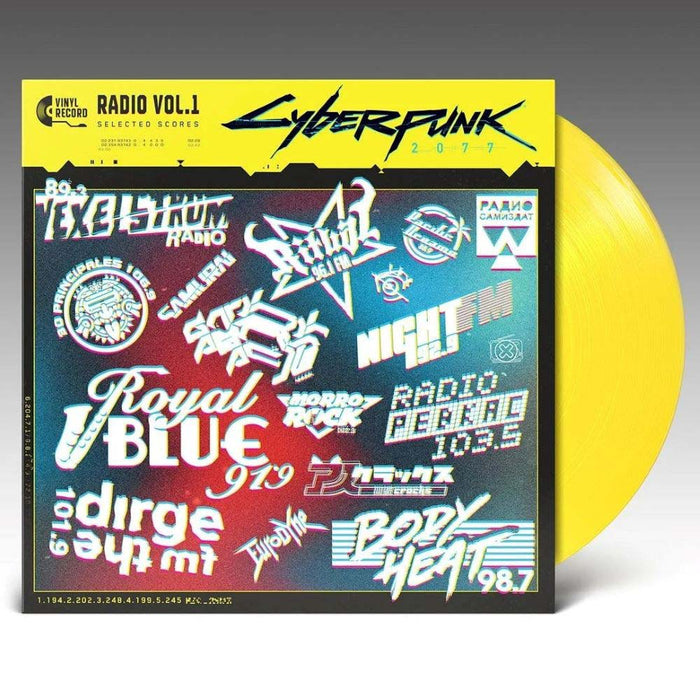 Cyberpunk 2077 Radio Vol.1 Vinyl LP Opaque Yellow Colour 2024