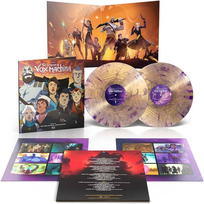 The Legend Of Vox Machina Season 2 (Original Series Soundtrack) Vinyl LP Purple & Gold Colour 2024