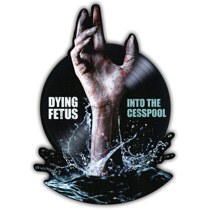 Dying Fetus Into The Cesspool 12" Vinyl Single Shaped Picture Disc Black Friday 2025