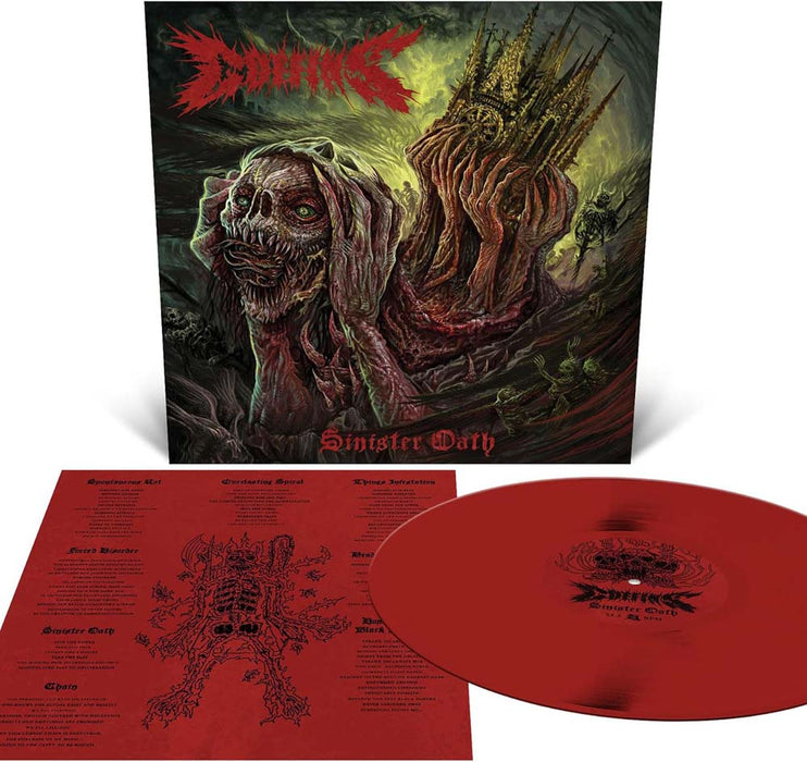 Coffins Sinister Oath Vinyl LP Oxblood Colour 2024