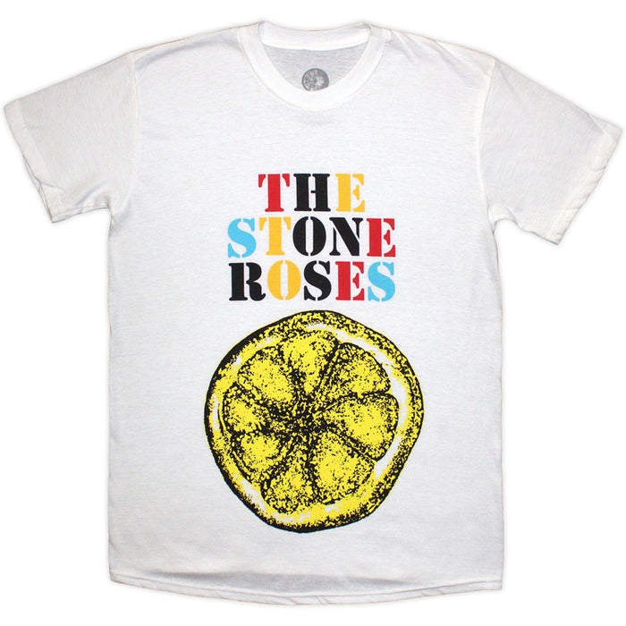 The Stone Roses Lemon Multicolour White Small T-Shirt