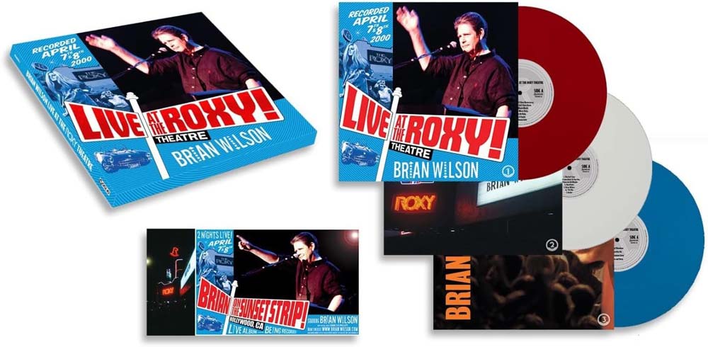 Brian Wilson Live At The Roxy Theatre Vinyl LP Red, White & Blue Colour 2025