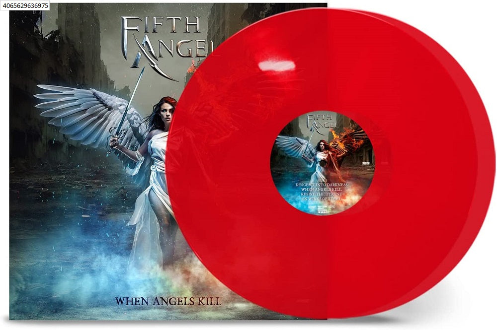 Fifth Angel When Angels Kill Vinyl LP Transparent Red Colour 2023