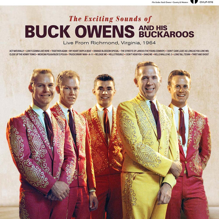 Buck Owens And His Buckaroos The Exciting Sounds Of Buck Owens And His Buckaroos Live From Richmond, Virginia, 1964 Vinyl LP Strawberry Jam Colour 2025