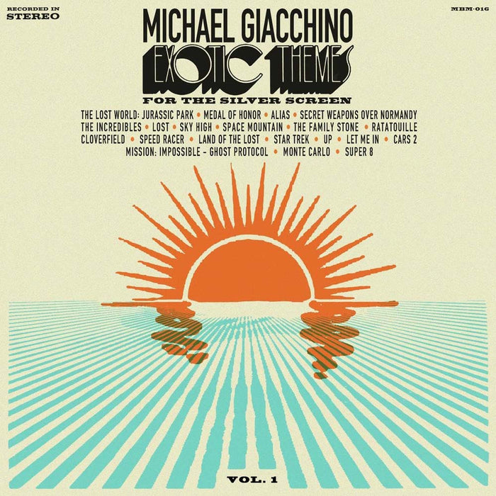 Michael Giacchino Exotic Themes From The Silver Screen, Volume One Vinyl LP Hawaiian Sunrise Colour 2024