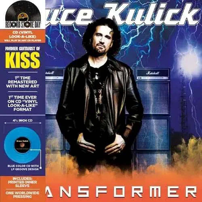 Bruce Kulick From Kiss Transformer Vinyl Replica Blue CD RSD 2026