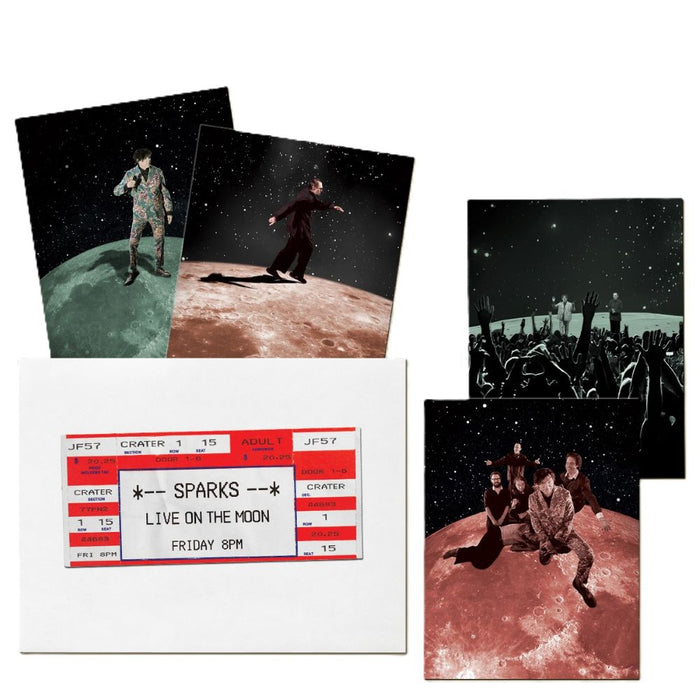 Sparks Sparks Live On The Moon Vinyl LP Moon Silver Marble Colour Due Out 04/09/26
