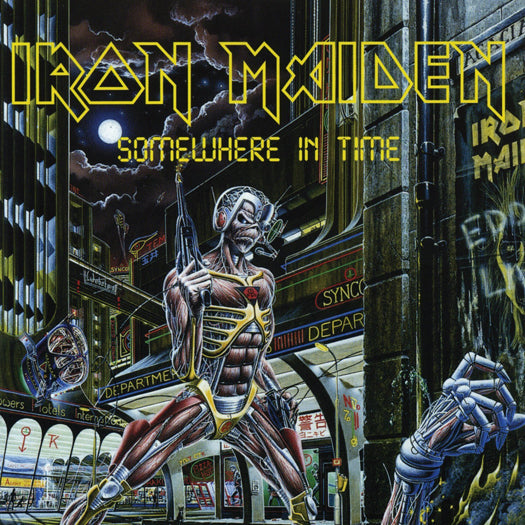 IRON MAIDEN SOMEWHERE IN TIME LP VINYL NEW (US) 33RPM