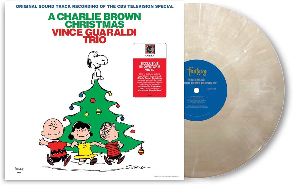 Vince Guaraldi Trio A Charlie Brown Christmas Vinyl LP 'Snowball' Colour 2022