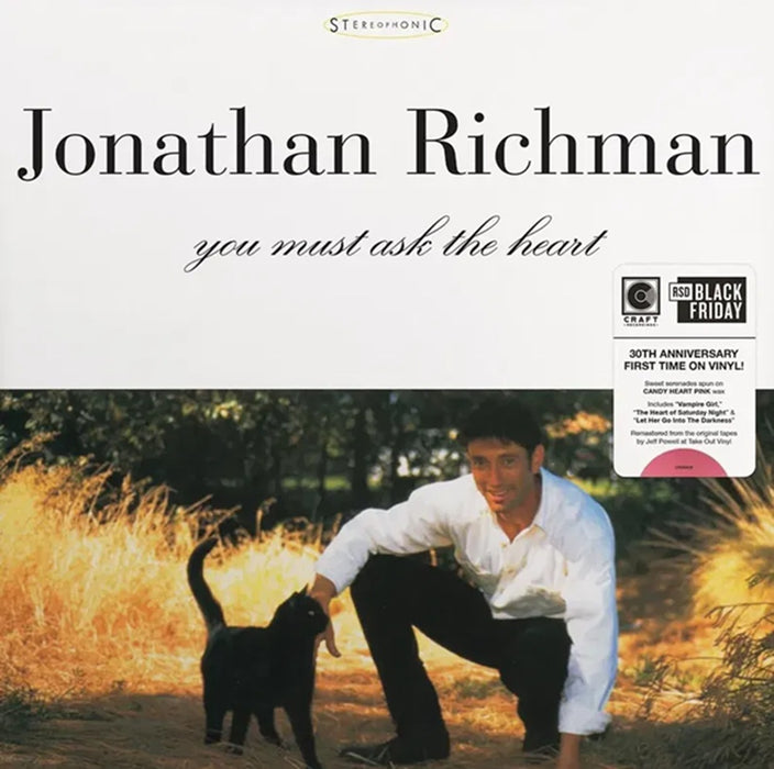 Jonathan Richman You Must Ask The Heart Vinyl LP Candy Heart Pink Colour Black Friday 2025