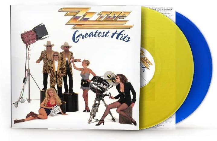 ZZ Top Greatest Hits Vinyl LP Rocktober 2026 Yellow & Blue Colour Due Out 30/10/26