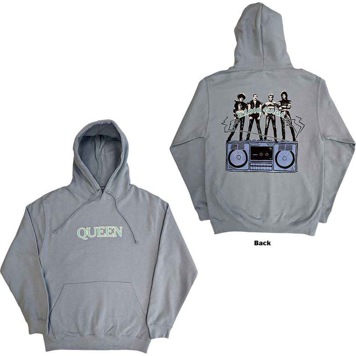 Queen Radio Ga Ga Light Blue Large Hoodie