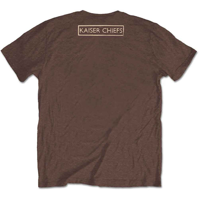 Kaiser Chiefs Everything Is Brilliant Brown Large T-Shirt