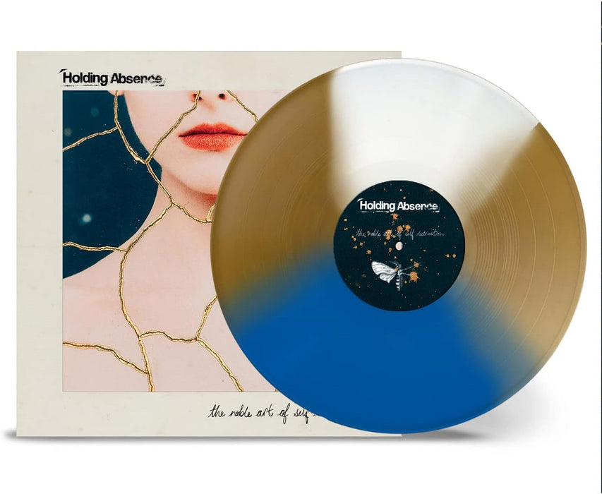 Holding Absence The Noble Art Of Self Destruction Vinyl LP Squad White, Mid-Blue & Gold Colour 2023