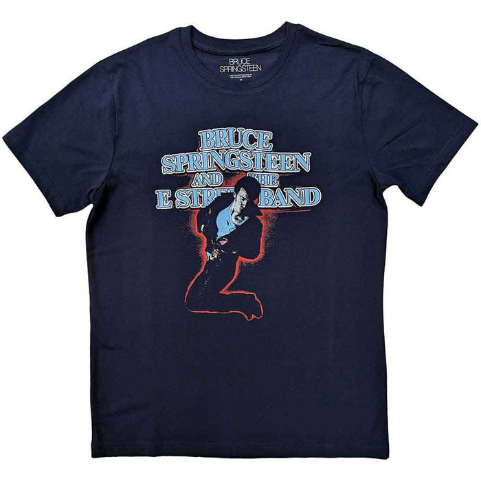 Bruce Springsteen The E-Street Band Navy Blue Medium T-Shirt