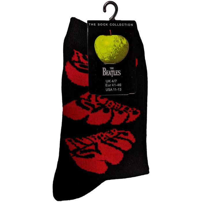 The Beatles Ladies Ankle Socks: Rubber Soul (Uk Size 4 - 7)