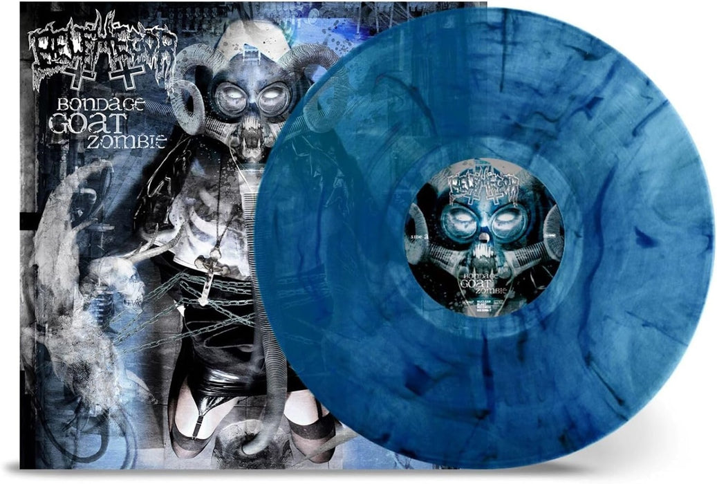 Belphegor Bondage Goat Zombie Vinyl LP Transparent Blue & Black Marbled Colour 2023