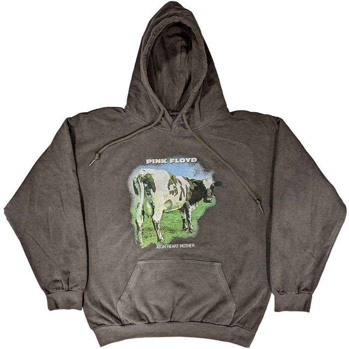 Pink Floyd Atom Heart Mother Fade Charcoal Grey Large Hoodie