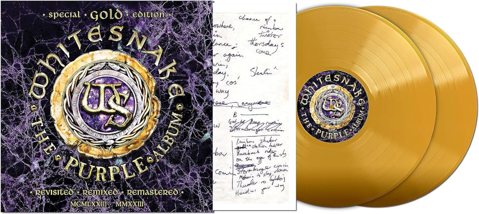 Whitesnake The Purple Album: Special Gold Edition Vinyl LP Gold Colour 2023