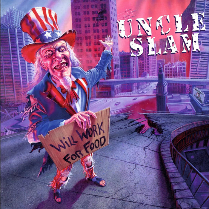 Uncle Slam Will Work For Food Vinyl LP Translucent Purple Colour Due Out 15/05/26
