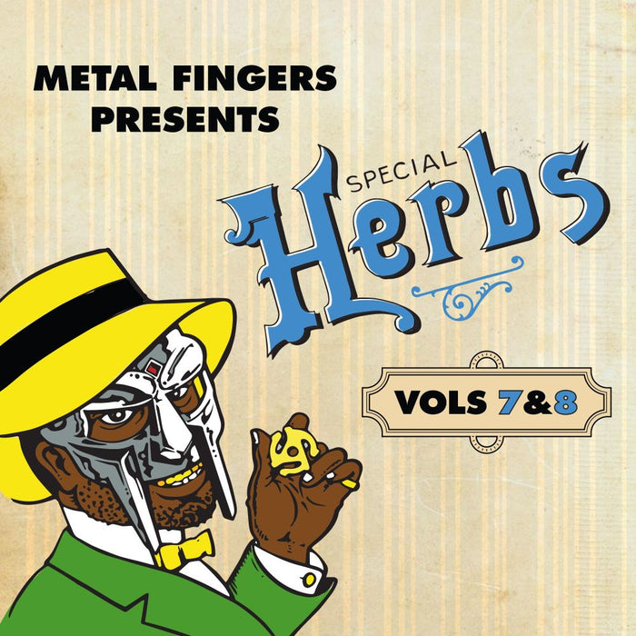 MF DOOM Metal Fingers Presents: Special Herbs Vol. 7 & 8 Vinyl LP Indies Sky Blue Colour 2025