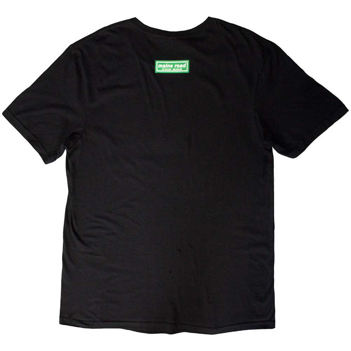Oasis Maine Road Football Pitch Black Large T-Shirt