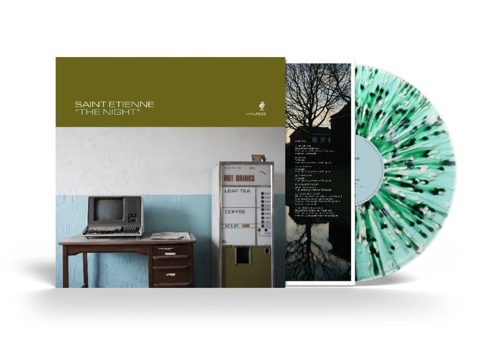 Saint Etienne The Night Vinyl LP Coke Bottle Green w/Cream & Dark Green Splatter Colour Due Out 13/12/24