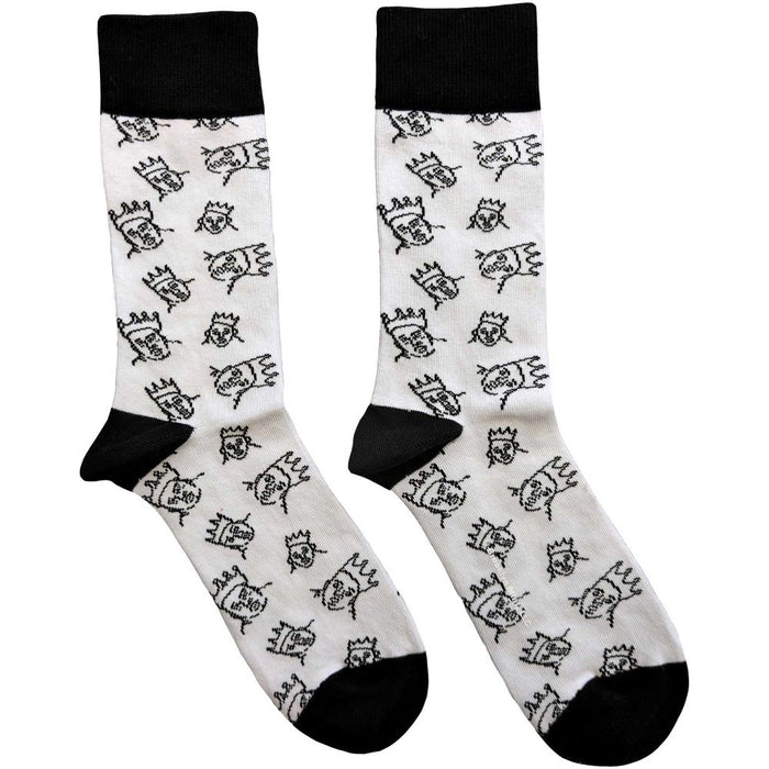 Biggie Smalls Unisex Ankle Socks: Hand-Drawn (Uk Size 7 - 11)