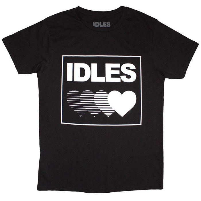 Idles Gradient Heart Black Small Unisex T-Shirt