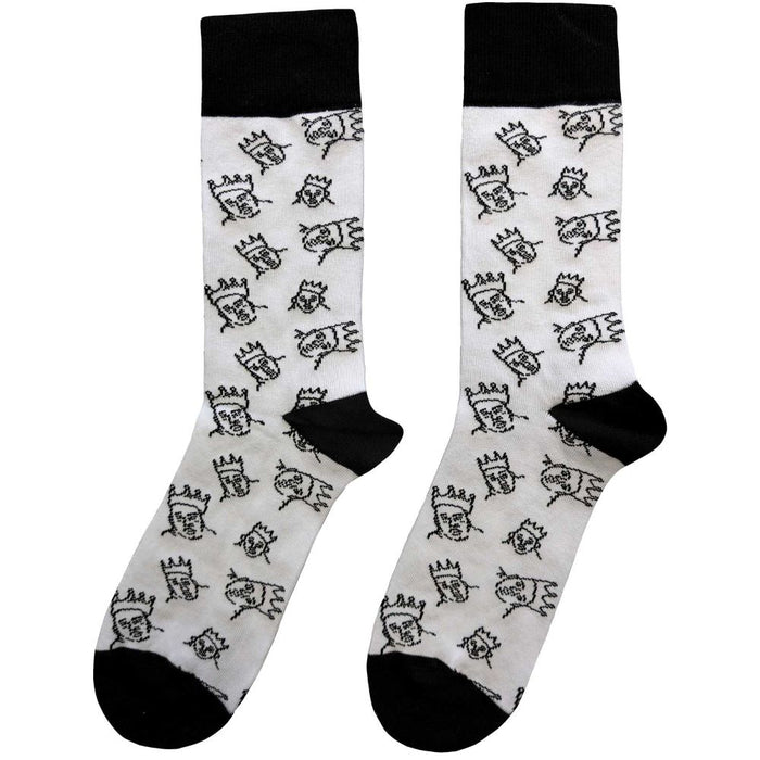 Biggie Smalls Unisex Ankle Socks: Hand-Drawn (Uk Size 7 - 11)