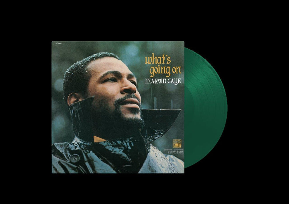 Marvin Gaye What's Going On Vinyl LP Evergreen Colour Due Out 07/02/25