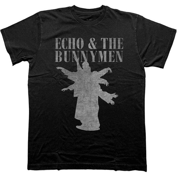 Echo & The Bunnymen Silhouettes Black X-Large Unisex T-Shirt