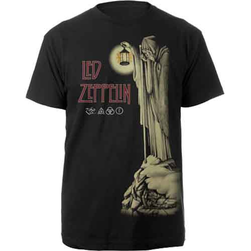 Led Zeppelin Hermit Black X-Large Unisex T-Shirt