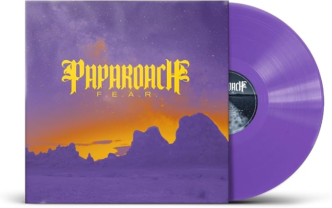 Papa Roach F.E.A.R Indies Purple coloured vinyl LP Due Out 13/11/26